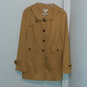 Ann Taylor LOFT Mustard Color Coat